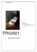 TPN2601 ASSIGNMENT 50 2024