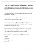 NUR 234&colon; exam 1 Questions with Complete Solutions