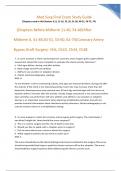 MED SURG MSN 5410 Med Surg Final Exam Study Guide Rated A+