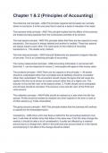 Chapter 1 & 2 &lpar;Principles of Accounting&rpar;&period;