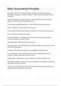 Basic Accounting Principles