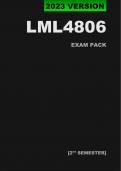 LML4806 Latest Exam Pack (2023)