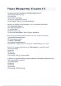 Project Management Chapters 1-8