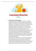 learning theories 9 sample essays
