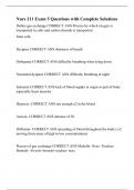 Nurs 211 Exam 5 Questions with Complete Solutions&period;