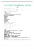 PHARMACOLOGY EXAM 2 &lpar;Chapter 1-3&rpar; RATED  A&period;