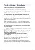 The Crucible&lowbar; Act 4 Study Guide&period;