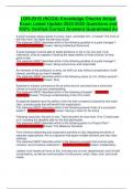 LDR-201S &lpar;NCOA&rpar; Knowledge Checks Actual Exam Latest Update 2024-2025 Questions and 100&percnt; Verified Correct Answers Guaranteed A&plus;