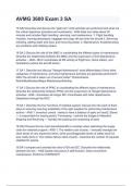 AVMG 3600 Exam 3 SA with complete solution &period;