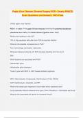 Peptic Ulcer Disease &lpar;General Surgery EOR - Smarty PANCE&rpar; Exam Questions and Answers 100&percnt; Pass