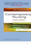 Test Bank For Contemporary Nursing: Issues, Trends, & Management 8th Edition by Barbara Cherry; Susan R. Jacob 9780323554206 Chapter 1-28 Complete Guide .