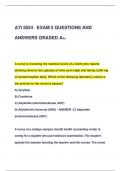ATI 2024 EXAM 2 QUESTIONS AND  ANSWERS GRADED A&plus;&period;