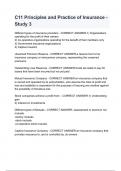 C11 Principles and Practice of Insurance - Study 3