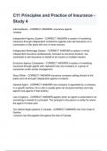 C11 Principles and Practice of Insurance - Study 4