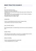 BNSF PRACTICE EXAM &num;1