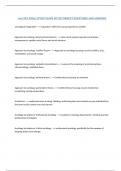 soci 287 FINAL STUDY GUIDE WITH CORRECT QUESTIONS AND ANSWERS