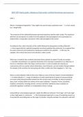 SOCI 287 Study guide Athabasca University verified Questions and answers&period;