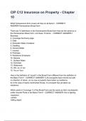 CIP C12 Insurance on Property - Chapter 10