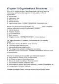 Chapter 11 Organizational Structures&period;