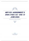 MIP1501 Assignment 2 2024 (792113) - DUE 15 June 2024