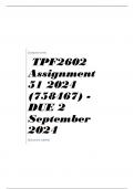 TPF2602 Assignment 51 2024 (758467) - DUE 2 September 2024