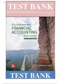 Test Bank for Fundamental Financial Accounting Concepts 11th Edition by Thomas Edmonds, Philip Olds, Christopher Edmonds, Mark Edmonds, Jennifer Edmonds