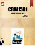 CRW1501 Study Guide FOR EXAM Revision 2024