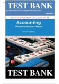 Solution Manual for Accounting What The Numbers Mean, 13th Edition By David Marshall, Complete Chapters 1 - 16 (Verified by Experts)