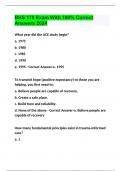 BHS 175 Exam With 100&percnt; Correct Answers 2024