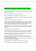 Bail Bond Written Assignment 4 Exam with complete solutions