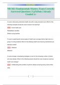 NR 342&colon; Fundamentals Mastery Exam Correctly  Answered Questions&vert; UpToDate &vert; Already  Graded A&plus;