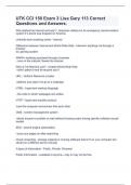 UTK CCI 150 Exam 3 Lisa Gary 113 Correct Questions and Answers&period;