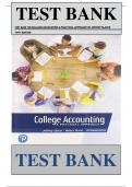 Solution Manual for College Accounting A Practical Approach 14th Canadian Edition By Jeffrey Slater, Debra Good ISBN: 9780135222416|| Complete Guide A+