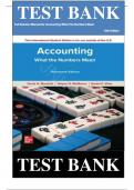 Solution Manual for Accounting What The Numbers Mean, 13th Edition By David Marshall, Complete Chapters 1 - 16 (Verified copy)