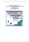 TEST BANK FOR NURSING: ACONCEPT-BASED APPROACH TO LEARNING VOLUMES I II & III 3RD EDITION BY PEARSON EDUCATION