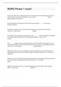 ROPD Phase 1 mod1 Study Guide With Practical Questions And Answers&vert; 2024&period;