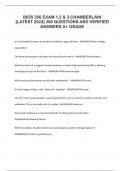 BIOS 256 EXAM 1&comma;2 & 3 CHAMBERLAIN &lbrack;LATEST 2024&rsqb; 300 QUESTIONS AND VERIFIED ANSWERS A&plus; GRADE