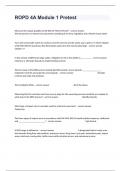 ROPD 4A Module 1 Pretest Questions And Answers Already Passed&vert; 2024&period;
