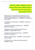 CIBTAC AND CIDESCO Exam Actual Questions With Expert  Revised Correct Answers |  Guarantee Pass!!