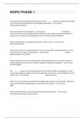 ROPD PHASE 1 Exit Exam Questions Fully Solved&vert; 2024&period;