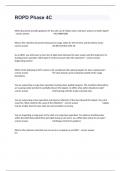 ROPD Phase 4C Questions With 100&percnt; Verified Answers&vert;2024&period;