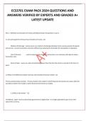 ECS3701 EXAM PACK 2024 QUESTIONS AND ANSWERS VERIFIED BY EXPERTS AND GRADED A&plus; LATEST UPDATE
