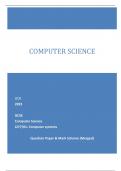 OCR 2023 GCSE Computer Science J277/01: Computer systems Question Paper & Mark Scheme (Merged)