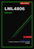 LML4806 Revised Exam Pack (2024)