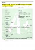 NURS-6512N-49,Advanced Health Assessment version 2 final exam guaranteed pass