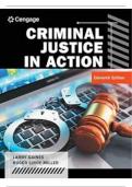 CRIMINAL JUSTICE IN ACTION 11 EDITION LARRY K. GAINES ROGER LEROY MILLER INSTRUCTOR SOLUTIONS MANUAL