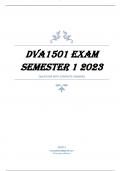 DVA1501 EXAM SEMESTER 1 2023 &lpar;MAY&sol;JUNE&rpar;