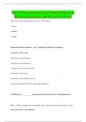 The Urinary System Exam Study Guide with Revision Questions and Correct Answers