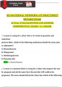 2023 RN MATERNAL NEWBORN ATI PROCTORED RETAKE EXAM WITH 70 NGN QUESTIONS AND ANSWERS (VERIFIED FULL EXAM) / A+ GRADE