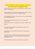 m08 uCertify post assessment Exam &vert; Questions with 100&percnt; Solutions&sol;Verified Answers